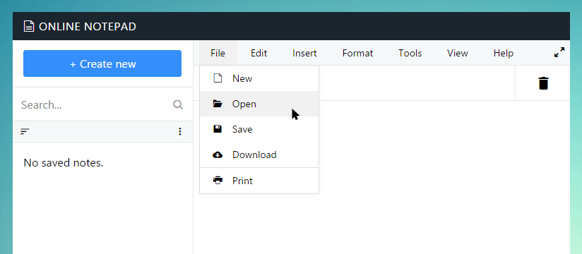 Open text file in Wemedia